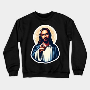 I SAW THAT Jesus MeMe Crewneck Sweatshirt